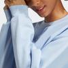 Adidas Оригинальная однотонная толстовка с длинным рукавом и круглым вырезом с логотипом бренда, женская толстовка светло-розового и синего цвета IK7694
