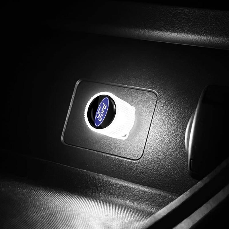 Mini USB LED Car Light Auto Interior Atmosphere Light Decorative Lamp For Ford Ranger Focus Kuga Mustang S-MAX Transit Ghia