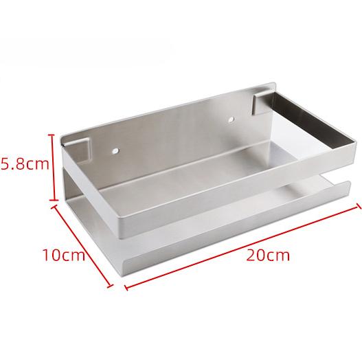 Настенная полка для хранения на кухне, полка для специй, органайзер для ванной из нержавеющей стали, полка для экономии места, органайзеры для дома