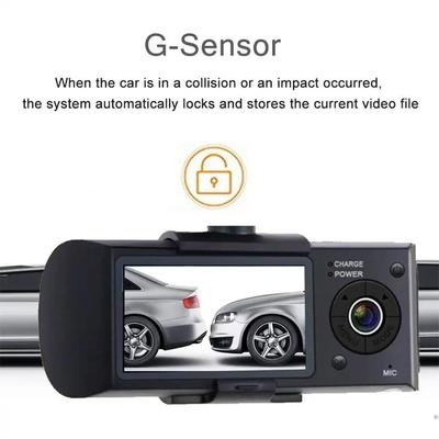 2,7-дюймовый IPS GPS видеорегистратор автомобильная камера супер ночное видение двойной объектив HD1080P передняя внутренняя циклическая запись автомобильные аксессуары