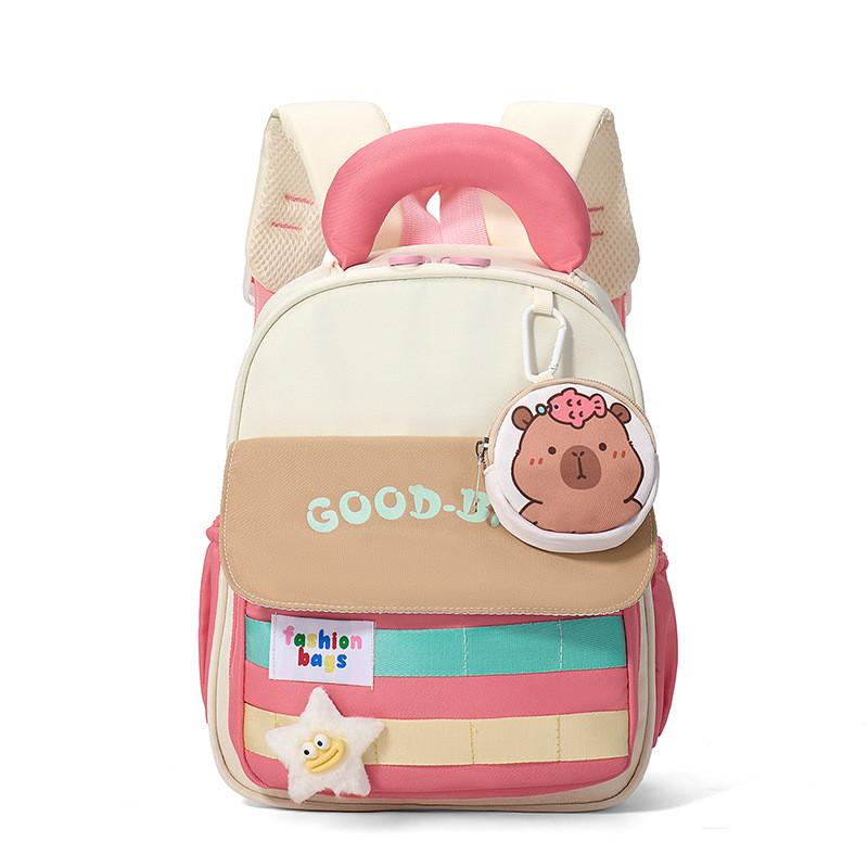 Узорчатый кулон «Капибара-лев» Детский рюкзак Мультяшные подарки Школьная сумка