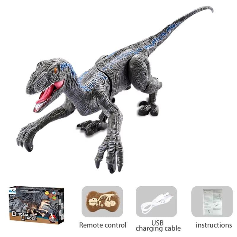 2025 New Large Remote Control Dinosaur Jurassic Park Toy Model Can Walk Realistic Sound Spray Suitable for Boys and Girls Children's Gifts Toy