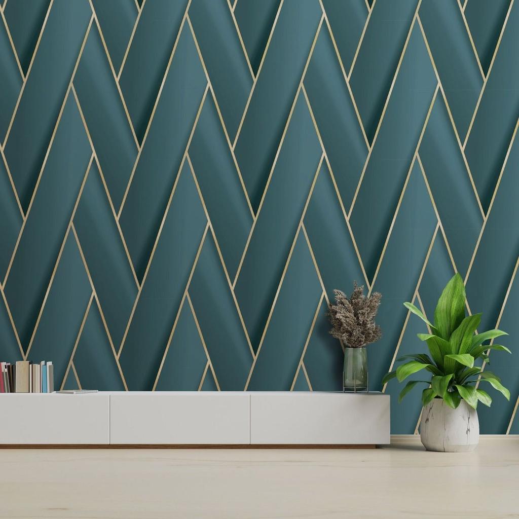 Debona Armando Herringbone Wallpaper