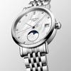 Longines Серия 'Наследие часового искусства' Кварцевый механизм Водонепроницаемость 30 метров Женские часы Швейцарские часы 30 мм Белый циферблат Корпус из нержавеющей стали L4.330.4.87.6