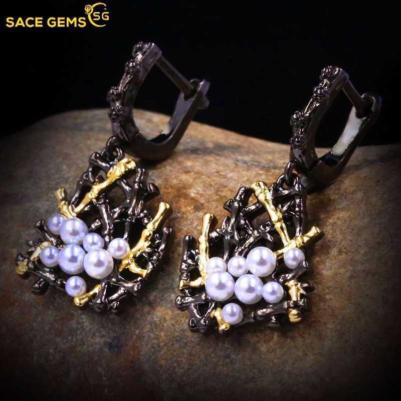 Sace Gems Классические винтажные полые висячие серьги для женщин, подарки на свадьбу