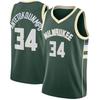 Bucks #34 Antetokounmpo Embroidered Basketball Jersey