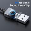Внешняя звуковая карта USB 2 в 1, вспомогательный разъем 3,5 мм для аудиоразъема USB, звуковой адаптер, подходит для ПК с Windows 10, PS4, ноутбука Mac