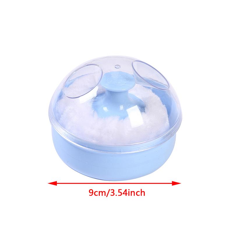 Сухая пудра-пуховка с коробкой Baby Soft Face Body Cosmetic Powder Puff Talcum Powder Sponge Box Case Case Container