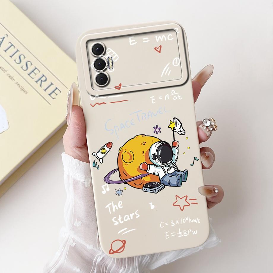 Для Tecno Spark 8P Чехол Мягкий Силиконовый Задний Чехол Панда Мраморный Дракон Кот Астронавт Чехол для Телефона Для Spark8P KG7H KG7 KG7n Capas