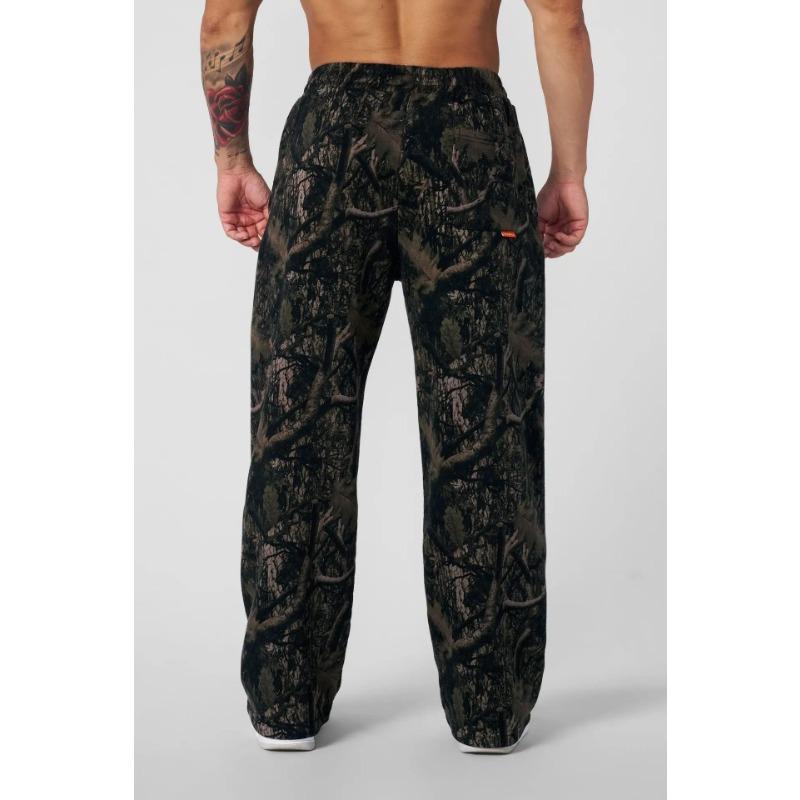 New American Fashion Pants with Digital Camouflage Printing Straight Leg Pants for Sports and Fitness, Loose and Wi