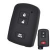 Силиконовый чехол для ключей, дистанционный брелок для Toyota 4 Runner Tacoma Land Cruise Prius Rav4 Highlander Sequoia Tundra, автомобильные аксессуары