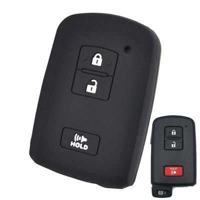 Силиконовый чехол для ключей, дистанционный брелок для Toyota 4 Runner Tacoma Land Cruise Prius Rav4 Highlander Sequoia Tundra, автомобильные аксессуары