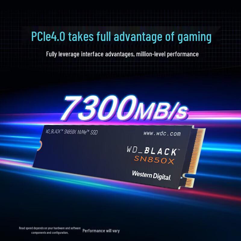 WD Черный игровой SSD SN850X NVMe PCIe 4.0