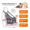 POOR1 Pet Dog Car Carrier Seat Safety Basket Folding Hammock Pet Bag For Citroen Jumper Celysee Cactus Picasso Aircross Saxo Grand
