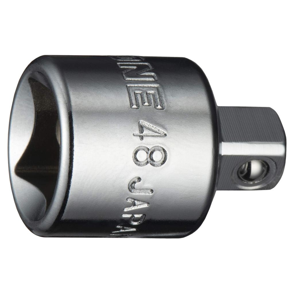 TONE Socket Adapter Drive Size HP48, 9.5mm (3/8") & 6.35mm (1/4")