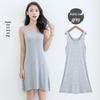 Women's 2025 Modal Long Camisole Dress: Summer Vest, Inner Layer Base, Black, for Spring and Autumn