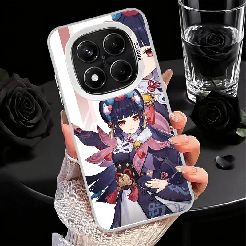 Мягкий чехол для телефона Genshin Impact Design для Xiaomi Redmi Note 13 14 15 Pro Plus 12S 12 11S 11 11T 10S 10 Ударопрочная задняя крышка She