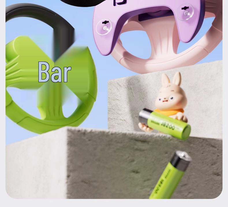 Игрушечный руль для второго пилота для малышей - Имитация автомобиля для раннего развития, Идеально подходит для 3-летних мальчиков - Идеальный подарок на День защиты детей