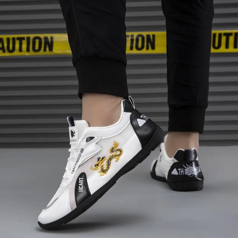 Модная повседневная обувь для мужчин, удобные мужские мокасины без застежек, дышащие легкие мужские кроссовки, новые мужские туфли на плоской подошве, Tenis Hombres