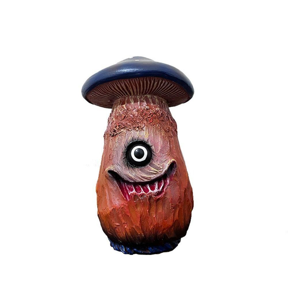 Украшения Статуэтка Гриба Изделия из Смолы Фигурка из Смолы Хэллоуин Скульптура Гриба Украшение Дома