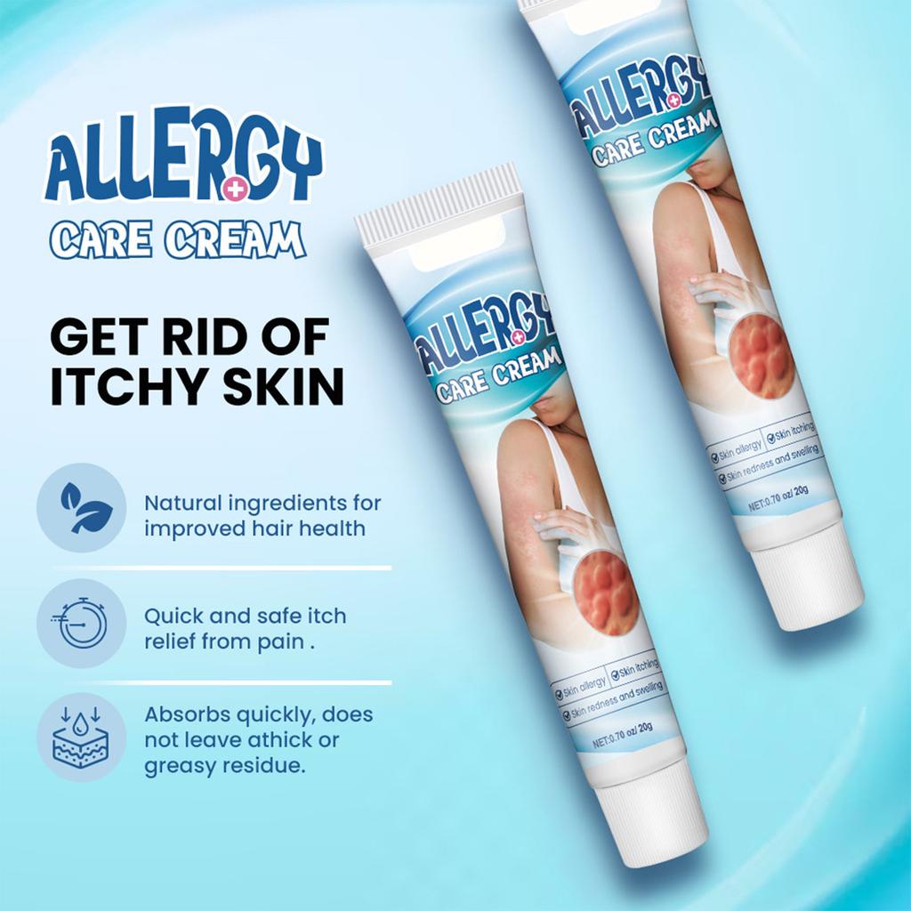 Care Cream For Eczema Dermatitis Urticaria Ointment Skin Itching Massage Plaster