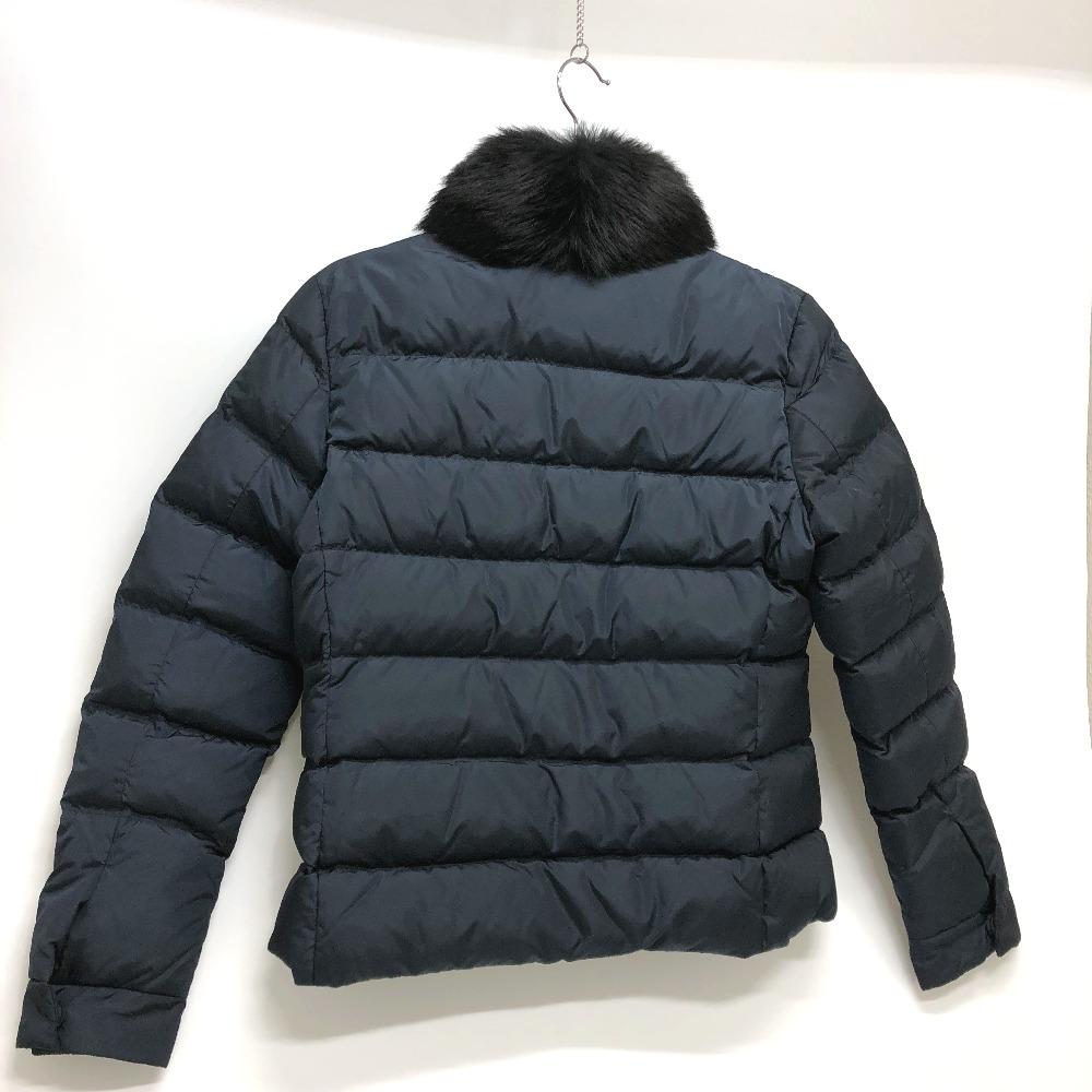 PRADA fur Down jacket down / Nylon Navy