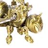 Креативный настольный подарок для мужчин, 3D-печатная подвижная пчела-фиджет, гибкая фигурка на шарнирах с брелоком, детализированный механический ornament-животное