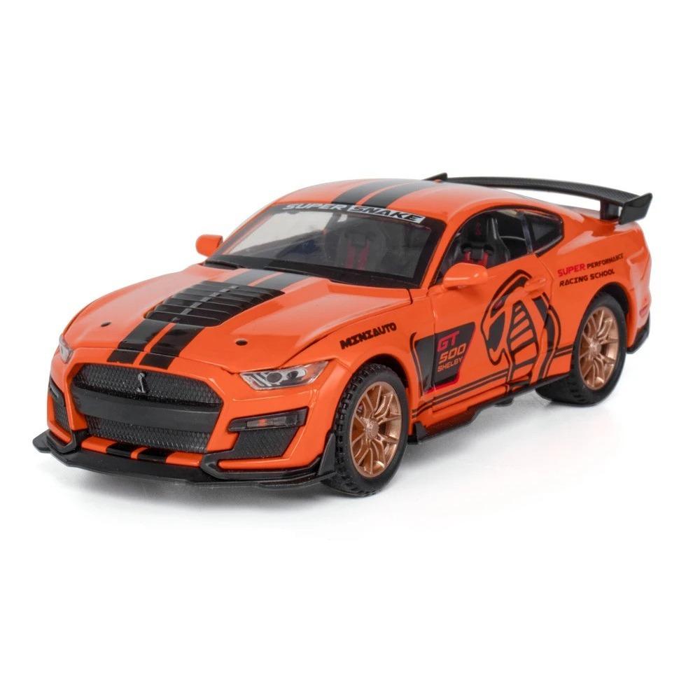 1/32 Ford Mustang Viper GT500 Спортивный Автомобиль Сплав Литье под Давлением Модель Высокая Симуляция Модель Транспортного Средства Украшение Игрушки для Детей Мальчиков Подарок