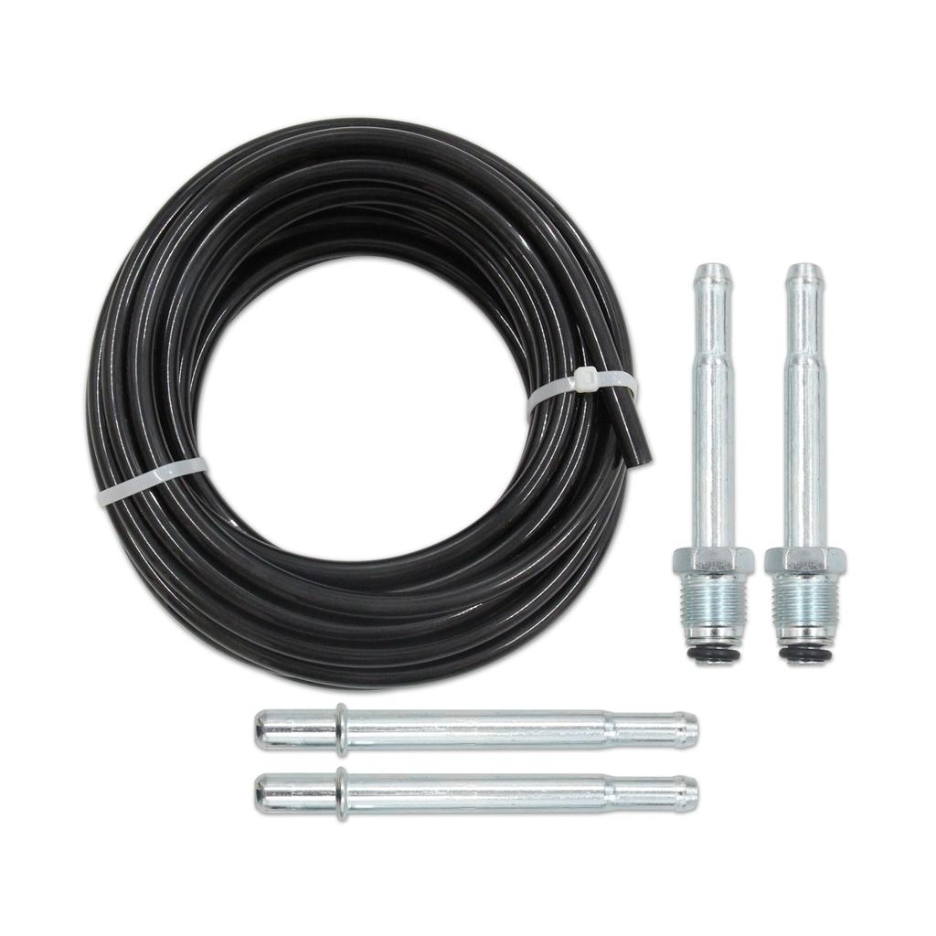 Комплекты для ремонта топливной магистрали 38 дюймов (10мм) Нейлоновый автомобильный топливопровод с 90-градусным соединением 38 дюймов и прямым соединением 38 дюймов