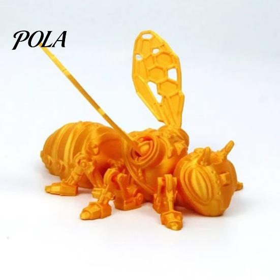 Высокоточная игрушка-пчела, 3D-печатная киберпанк-фигурка, подвижные суставы, механическое украшение-шмель, шарнирная коллекционная игрушка-антистресс «Оса», Стресс