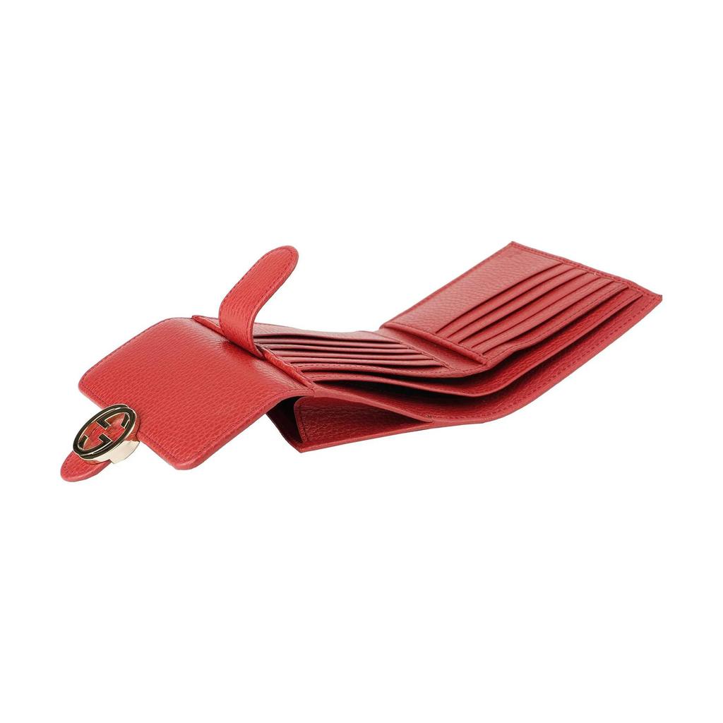 GUCCI Interlocked Gg Wallet Small Red (Unisex) Wallets 615525 CAO0G 6420