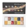 12Pcs Watercolor Paint Metallic Color System Highlight Dimming Watercolor Set for Art Painting