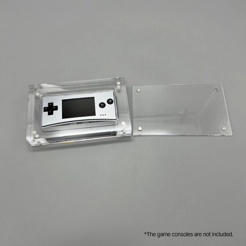 Magnetic Cover for High Transparency Acrylic Display Case Console Dustproof Storage Box Gamepad Protector Hard-Shell