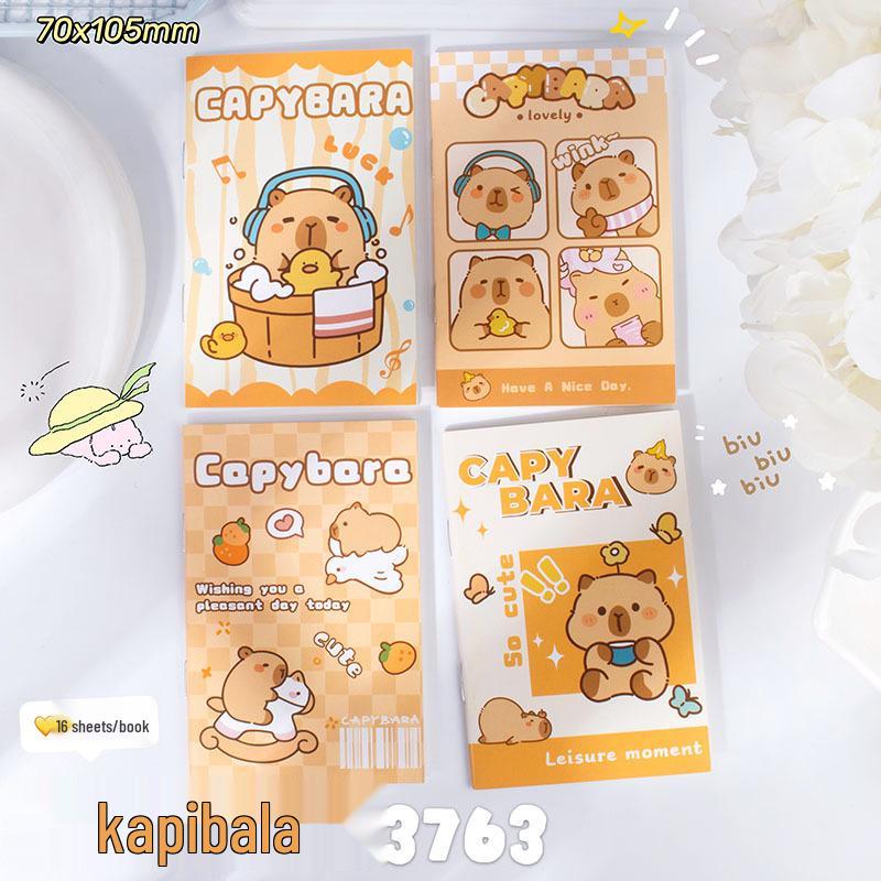 Очаровательный мини-блокнот с мультяшным рисунком: Канцелярские товары для студентов и офиса, Высококачественный портативный блокнот