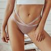 FINETOO 2Pcs/set Women Panties Sexy Thongs Cotton Underwear Letter G-string Panties Cross Belt Ladies Soft Low Waist Thongs Female Briefs Lingerie
