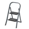US 2 Step Ladder Folding Step Stool With Wide Anti-Skid Pedal And Rubber Feet 330Lbs Capacity Steel Frame Sturdy Ladder For Home