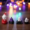 Halloween Party Favors Fidget Clicker for Stress Relief, Pumpkin Skull Ghost Witch Finger Hat Clicker, 3D Printed Push Button Bag Charm Mechanical Toy