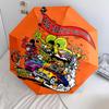 1 шт. Зонт с рисунком Rat Fink, Портативный складной зонт, Железный каркас, Структура из костей, Уличный домашний зонт