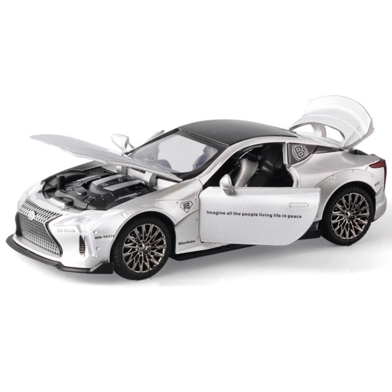 1/32 LEXUS LC500 литой спортивный автомобиль модель игрушечный гоночный автомобиль модель транспортного средства имитация звук и свет автомобиль игрушки коллекционный детский подарок