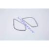 For Mitsubishi ECLIPSE CROSS 2018-2024 Car Accessories ABS Chrome Rear Reflector Fog Light Lamp Cover Trim Bezel Frame Garnish