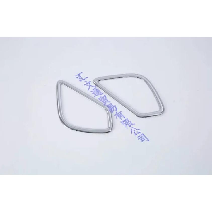 For Mitsubishi ECLIPSE CROSS 2018-2024 Car Accessories ABS Chrome Rear Reflector Fog Light Lamp Cover Trim Bezel Frame Garnish