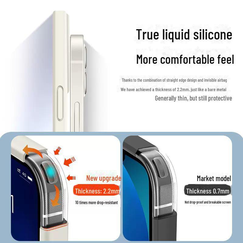 Твердый силиконовый чехол для iPhone 16 Pro и Apple 15 Pro с логотипом — полное покрытие, защита от падений