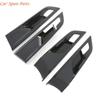 Y4UA Durable Car Carbon Fiber Inner Door Handle Cover Molding Sticker Catch Bowl Trim Bezel Frame Protector for MGMulan