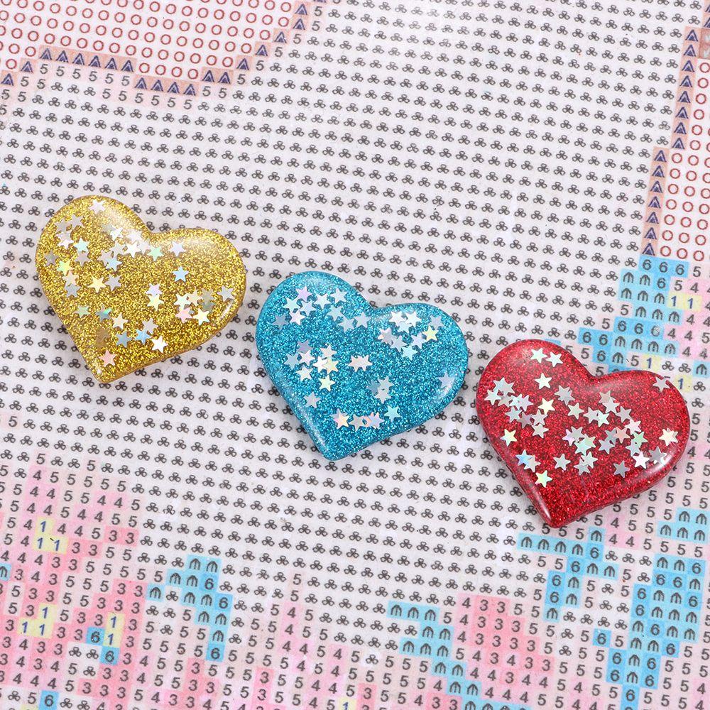 Multifunctional Diamond Painting Cover Holder Diamond Painting Tool Magnet Cover Core Heart-shaped
