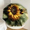 1PC Sunflower Bee Umbrella-8-Rib Reinforced Portable Folding Travel Suitable for All Seasons Outdoor Daily Use-H0329