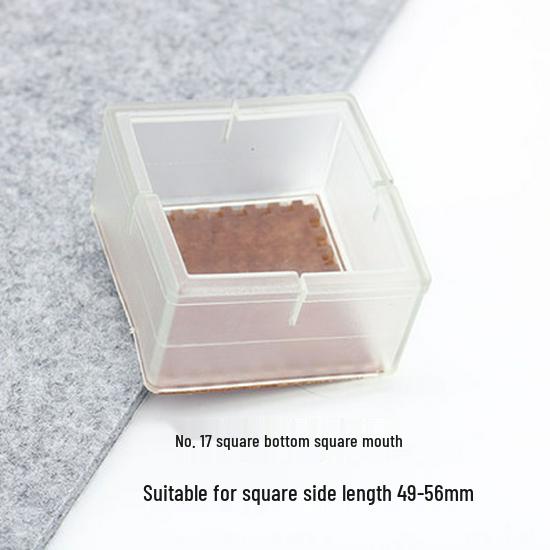 Прозрачные противоскользящие защитные чехлы для ножек стульев и столов