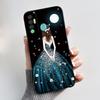 Печатный чехол для телефона Tecno Spark 7P Fundas Мягкий силикон Черный корпус Чехол Милый Цветок Мультяшный Корпус Capa Coque