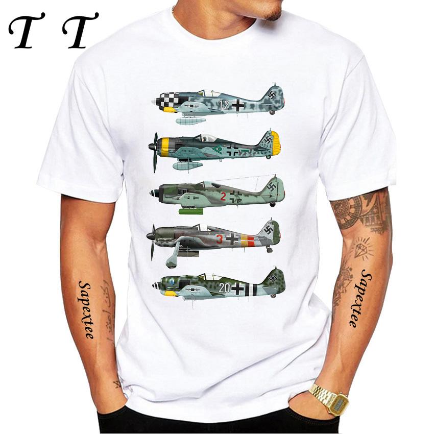 North American P-51 Mustang World War II Fighter Aircraft Print T-Shirt New Men Short Sleeve Vintage Casual Top Hip Hop Boy Tees