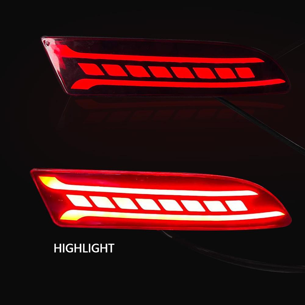 For Toyota Avanza 2022 2023 2024 Rear Bumper Light Turn Signal LED Lights Brake Reversing Lamp 2Pcs Reflector Accessories