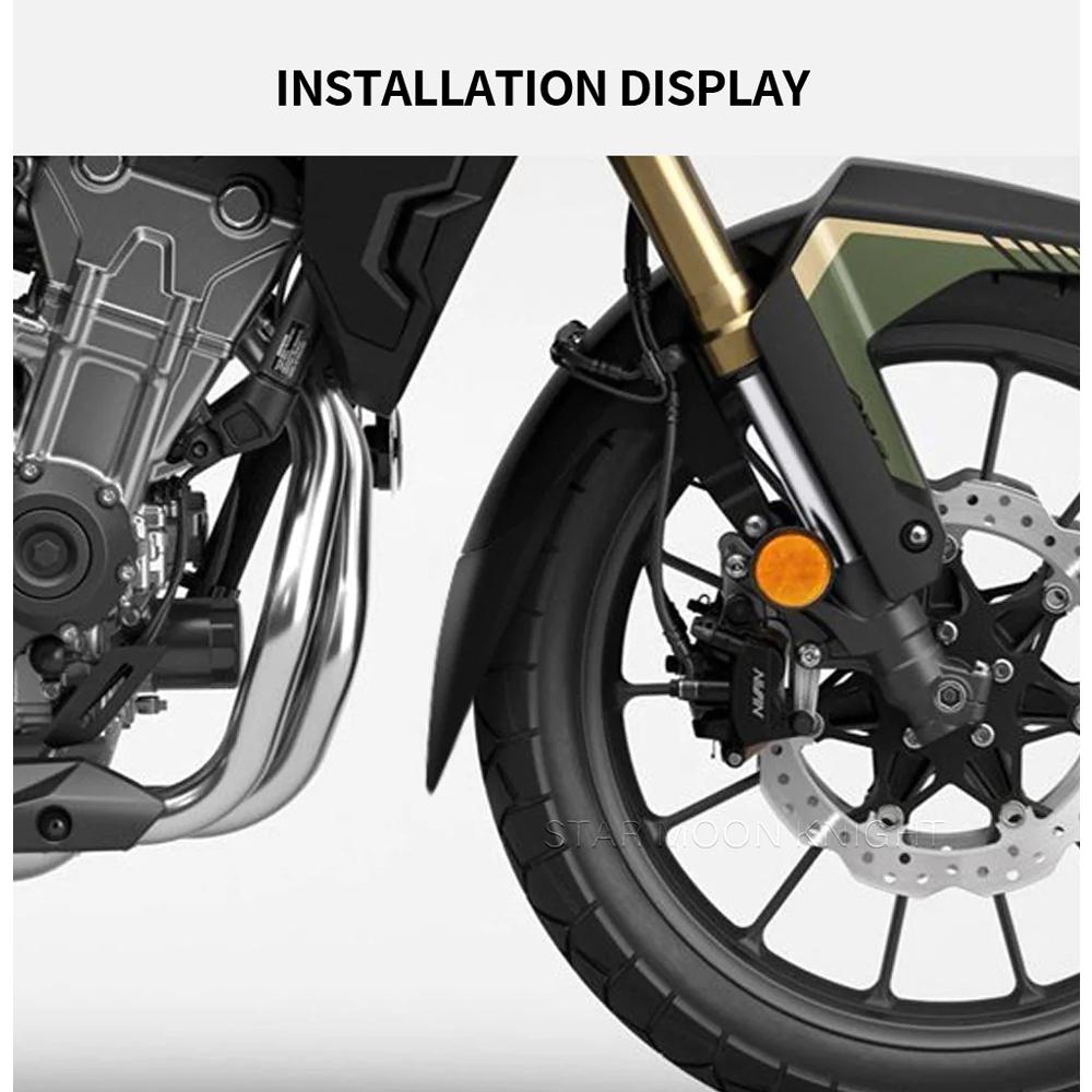 For Honda CB 500 X CB500X 2022 2023 - Motorcycle Accessories Front Fender Mudguard Extender
